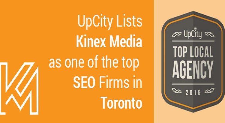 UPCity Lists KinexMedia As TOP SEO Firms in Toronto