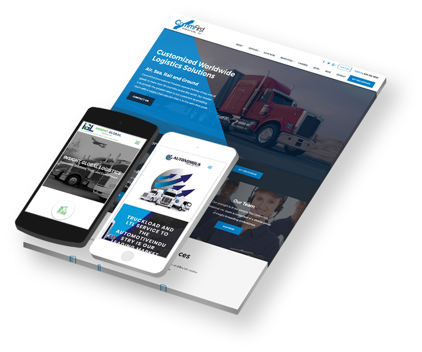 Logistics & Transportation Website Design