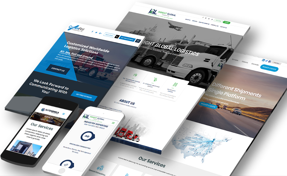 Logistics Website Design