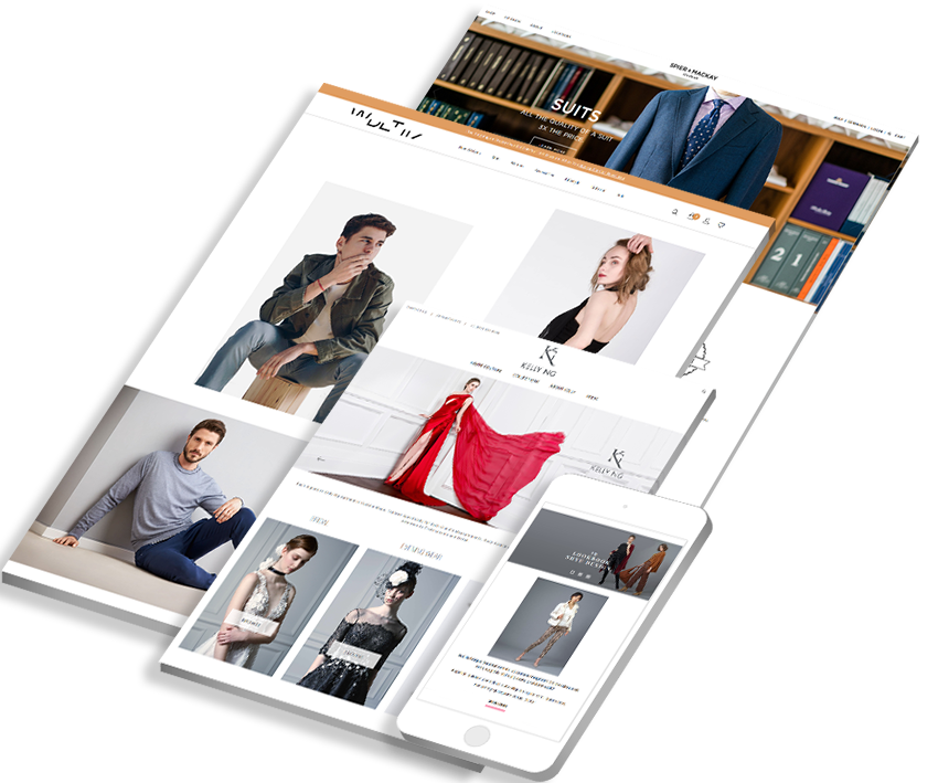 clothing website design