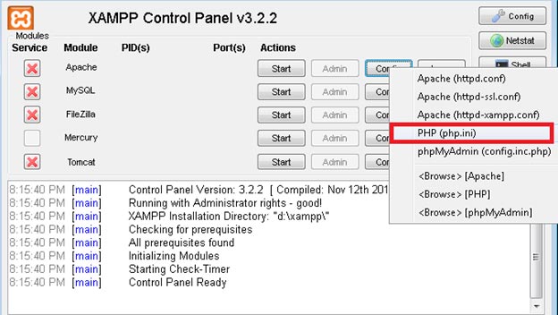 XAMPP Configuration